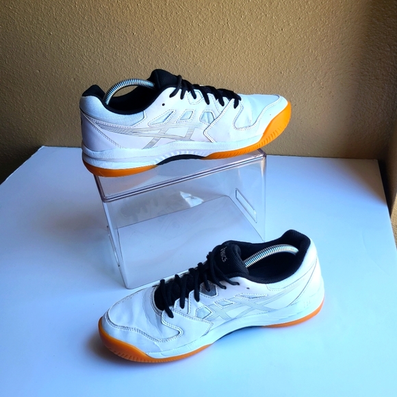 ASICS Gel-Renma Men's size 8.5 Indoor/Outdoor Shoe (White/Black) (1071A068.101) - Picture 4 of 10